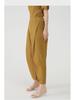 Miyake Women's Solid Color Slim Drape Straight Pants - New Spring/Summer 2025 Collection
