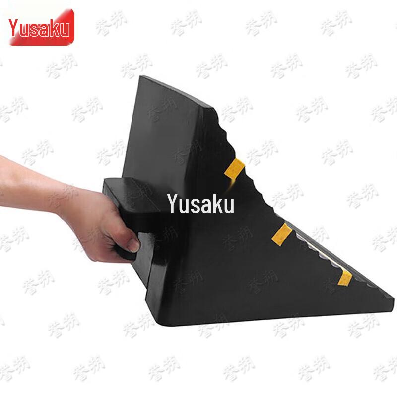 Rubber Wheel Chock with Handle