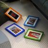 Acrylic Neon Picture Frame Desk Bright Full Colored Decorative Photo Frame for Home Office Bedroom Tabletop Gallery Display