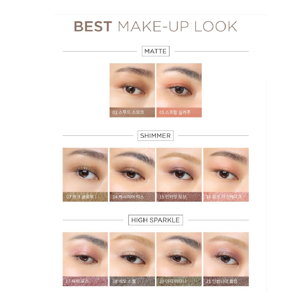 RMK NEW Infinishade Single Eyeshadow 1.2g (Refill + Case)
