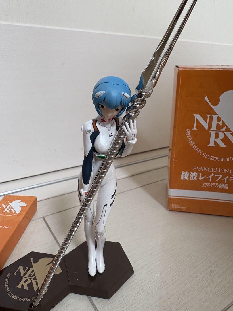 

[Б/У] Фигурка Аянами Рей с копьем Лонгина-вилкой, лимитированный бонус к торту от Lawson