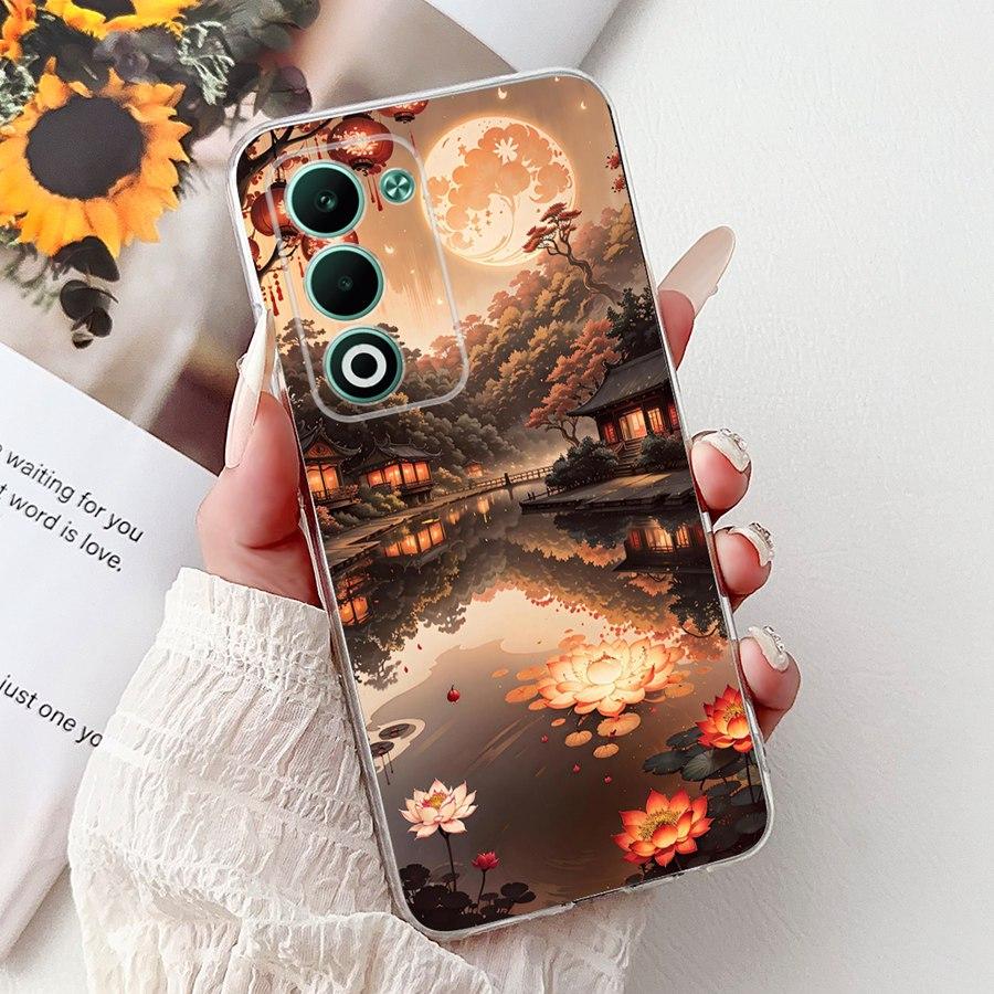 For OPPO A5 5G 2025 Case CPH2735 Cover Fashion Style Cartoons Printing Soft Silicone Cover for OPPOA5 A 5 2025 cases TPU Coque