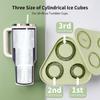 Ice Molds Tray For Tumbler, Reusable Ice Shot Glass Mold, Easy Release Silicone Reusable Large Ice Ball Trays With Lid For Freezer