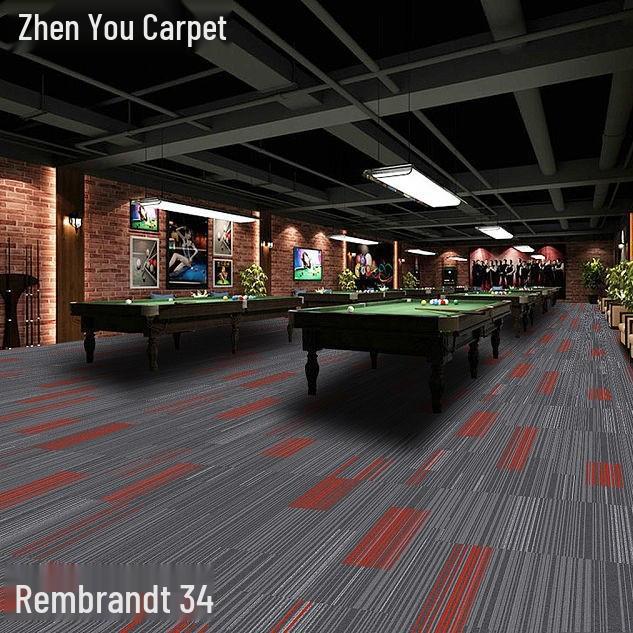 Fire-Resistant, Durable, Colorfast Billiard Room Nylon Carpet 650g