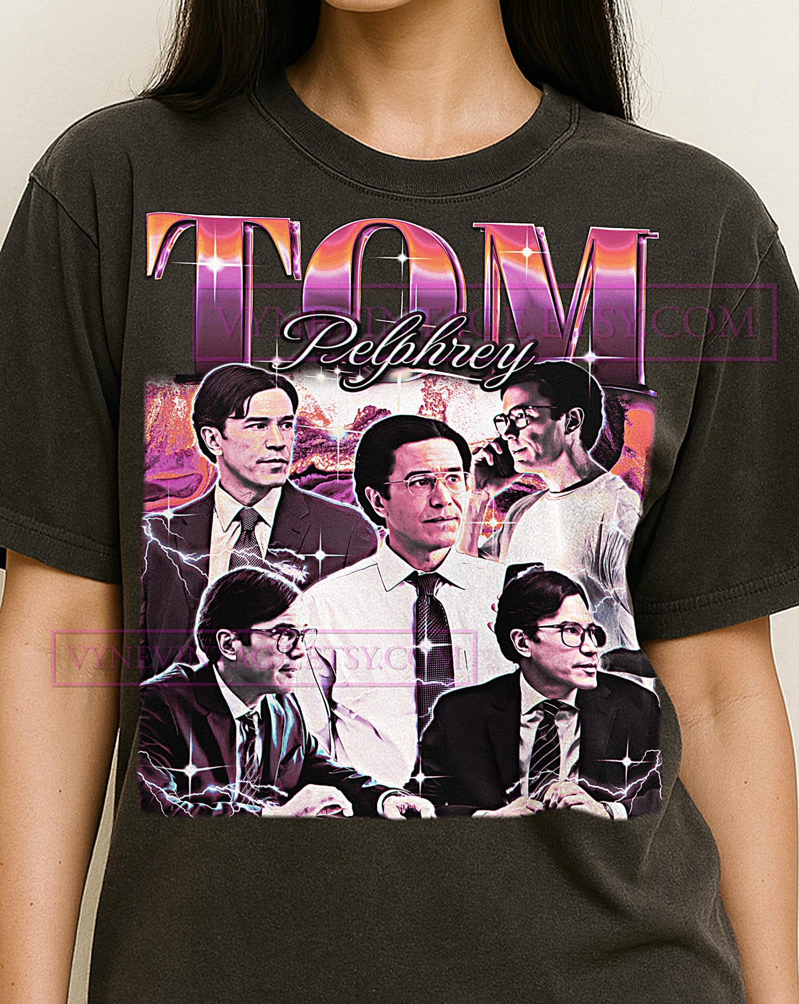 Tom Pelphrey Shirt, 90s Vintage Retro Bootleg Tom Pelphrey T-Shirt, Actor Tribute Graphic Tee, TV Drama Star Fan Shirt S