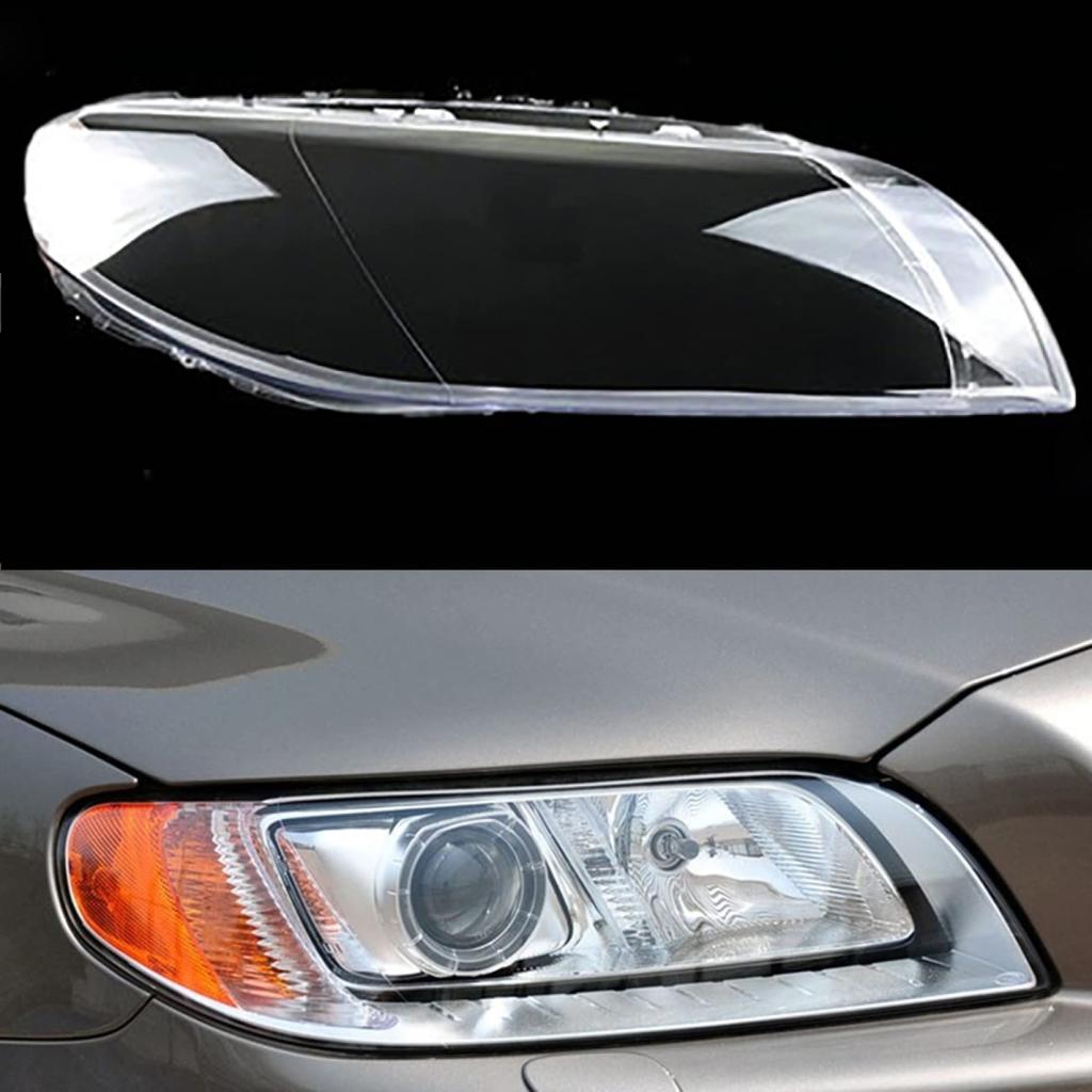 Car Headlight Lens Cover For Volvo S80 S80L 2009-2015 Transparent Lampshade Headlamp Cover Lamp Shade Headlight Shell