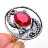 Mozambique Garnet Gemstone Handmade 925 Sterling Silver Jewelry Ring Size 9