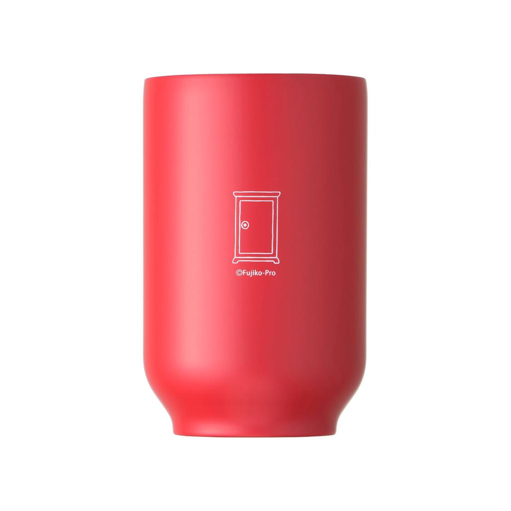 Thermo Mug Stainless Steel Tea Takecopter IDTT19RD "I'M DORAEMON" Tumbler, 250ml, Red, Design,