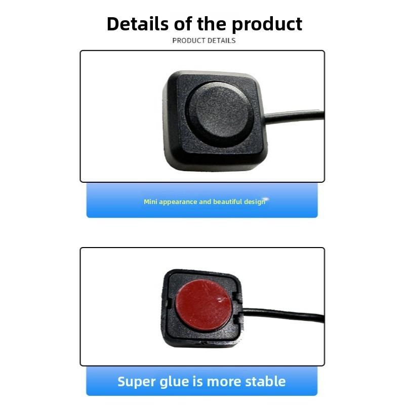 Mini Momentary Push Button 12V ON OFF Adhesive Back DIY Car Boat Truck Waterproof Pre-Wired Easy Install