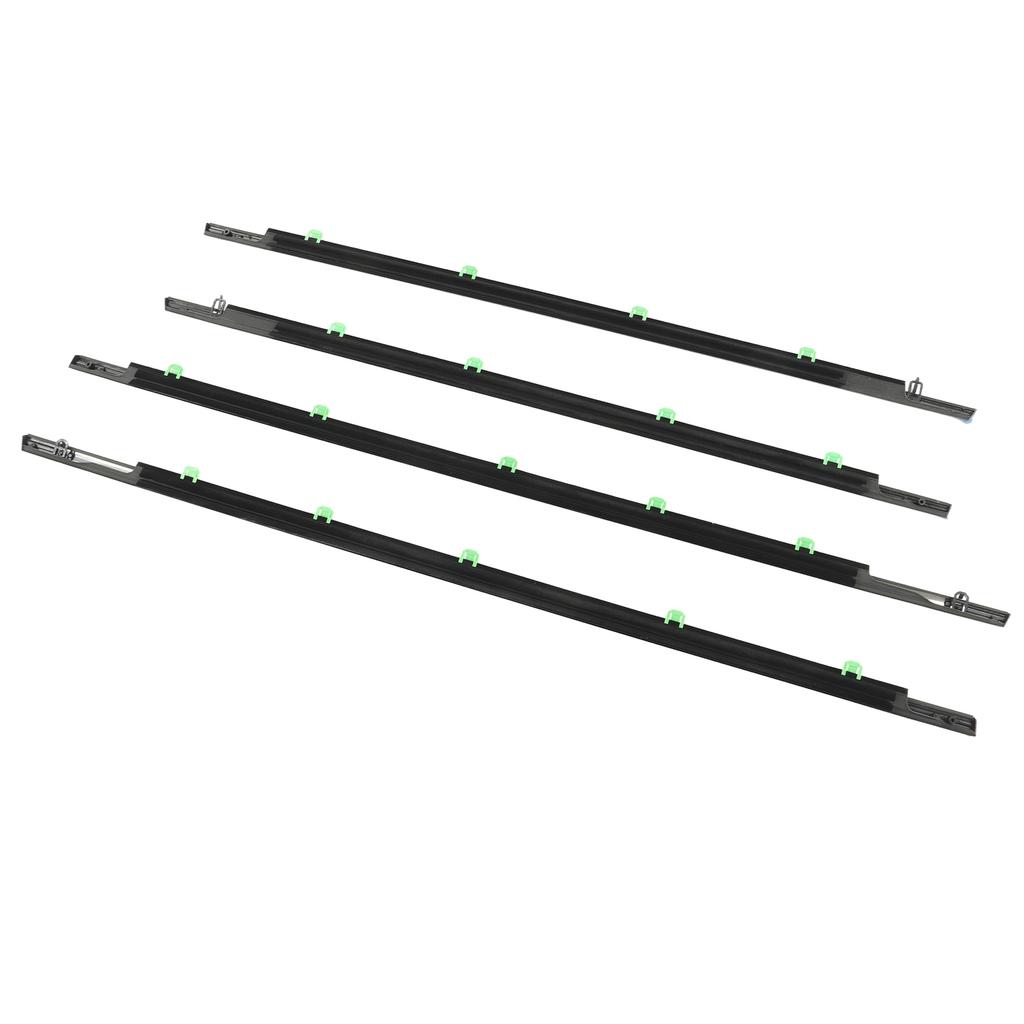 4Pcs Weatherstrip Window Seal 72410 T0G A01 Waterproof Antidust Noise Reduction Replacement for CR‑V