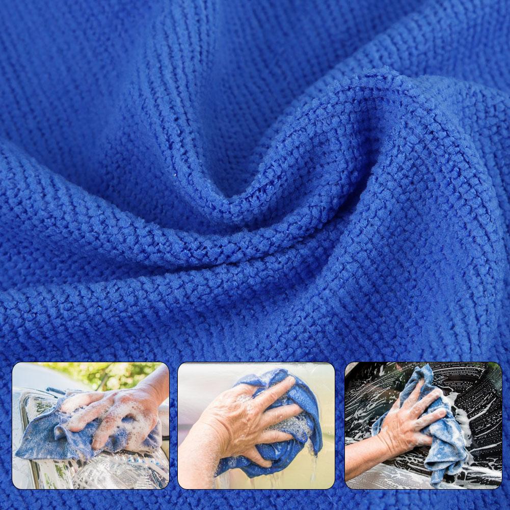 Absorbent Microfiber Towel Car Detailing Wash Towel Cleaning Tools 30 X 70cm
