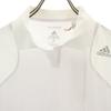 unused adidas tennis Short sleeve mesh switching Polo shirt M white Women Used