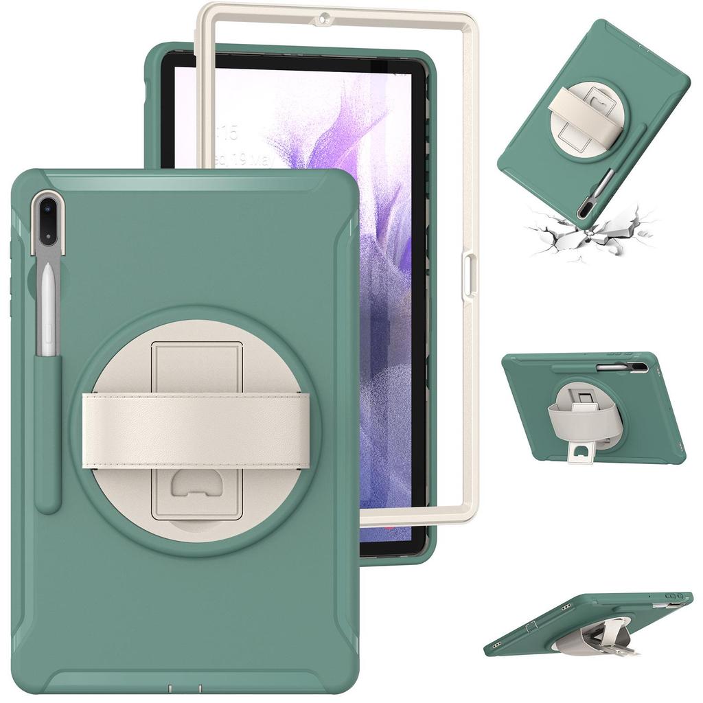 2023 Samsung Tab S9Plus Tablet Schutzhülle - Sturzsicher mit Stifthalter für S7FE 12,4 Zoll