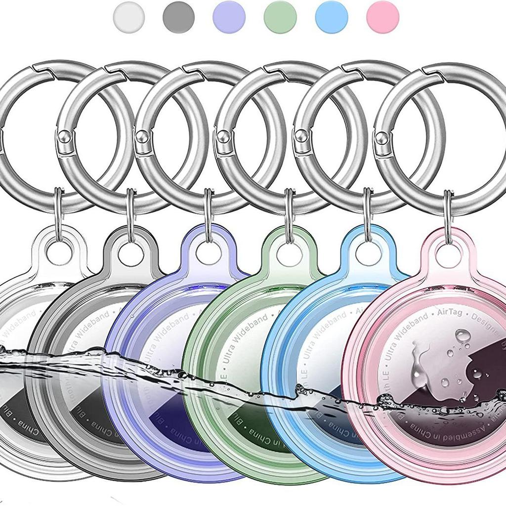 Protective Waterproof Keychain Case for Apple AirTag – Ideal for Luggage, Pet Collars, and More
