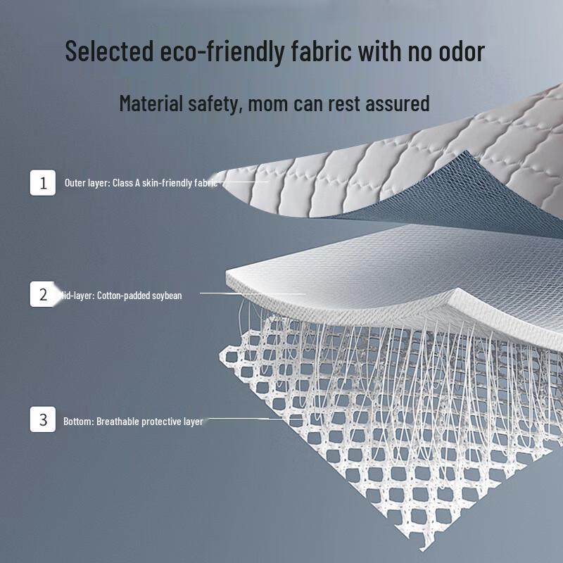 MUJI Quilted Anti-Oil Pillowcase Set