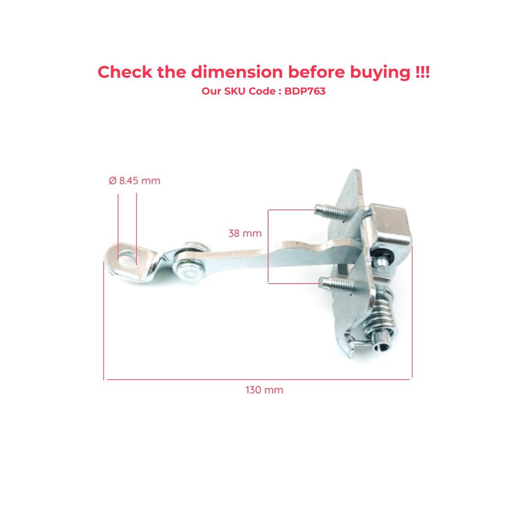 EDP763 Front Left OR Right Door Catch Hinge Brake Stop Check Strap Limiter 9181H1 for Citroen C3 MK1 MK2 2002-2016