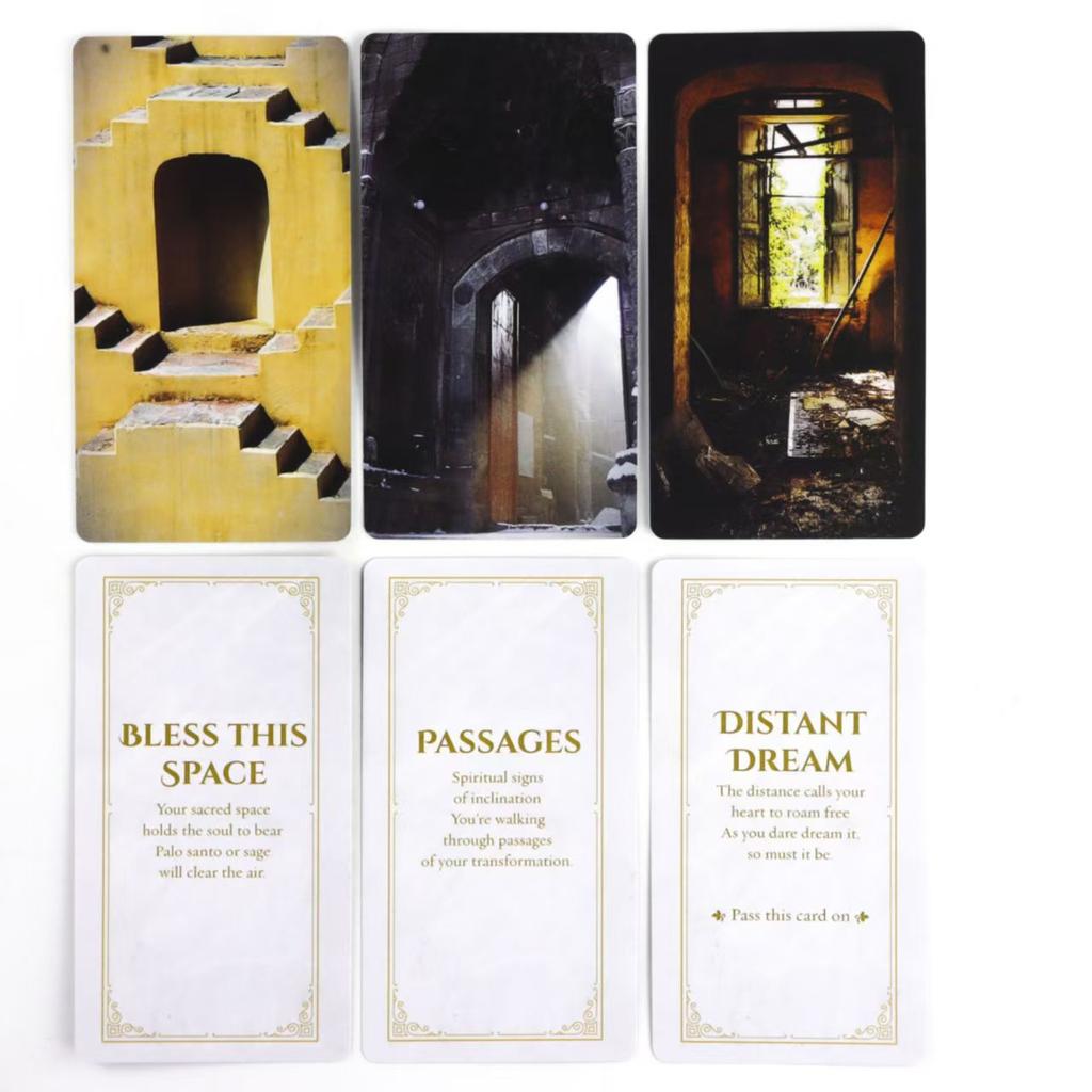 Divine Doors Oracle Deck 10.5*6cm Behind Every Door Lies Adventure, Mystery and Inspiration A 40-card Deck