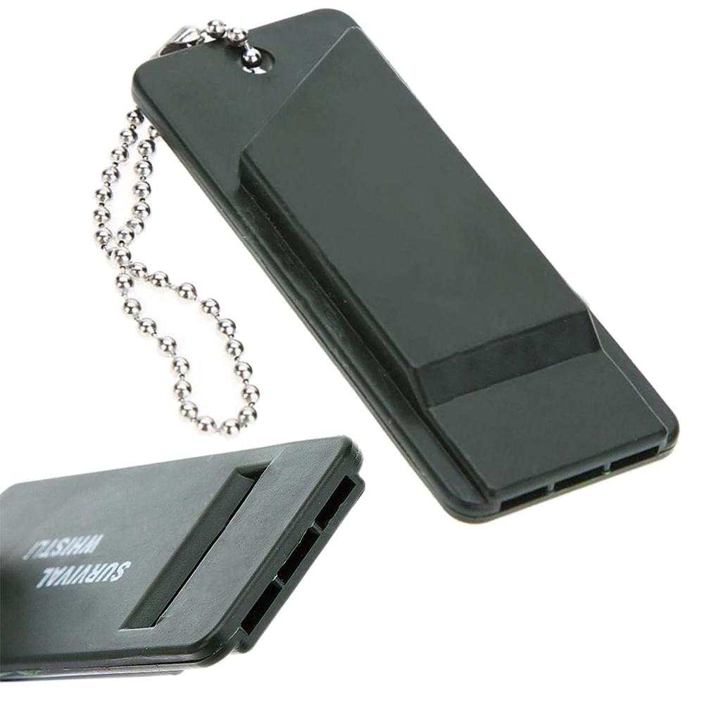 3-Frequenz-Pfeife, hohe Dezibel-Überlebenspfeife, Schlüsselanhänger, Rugby-Schiedsrichter, Camping, Wandern, Notfall-Überlebenspfeife, Outdoor-Werkzeuge