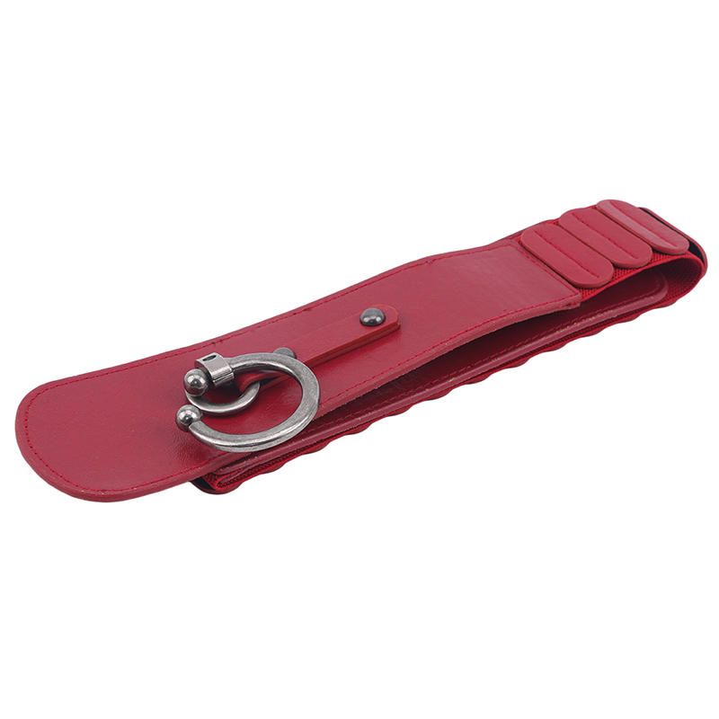 

Casual Women Waist Belt Buckle Dresses Accessories Elastic Corset Waistband Vintage Girdle M красный