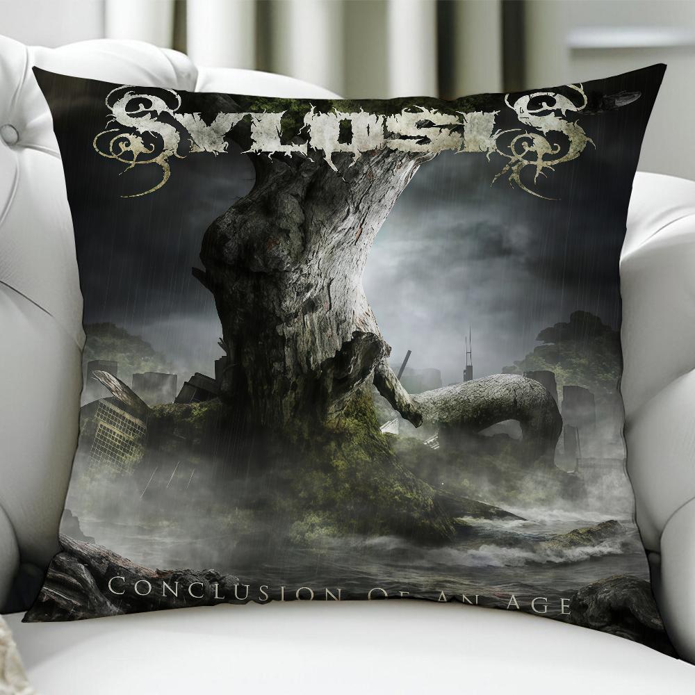 

The New Flesh SSylosis Band Birthday Anniversary Gifts Double Sided Printed Zipper Cushion Cover Soft Skin Bedding 30x30cm
