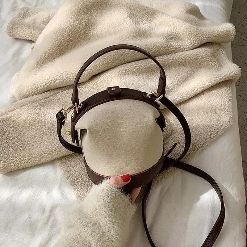 

Весна/лето, новая модная сумка-ведро на одно плечо, корейский вариант, простая сумка через плечо, универсальная модная сумка через плечо