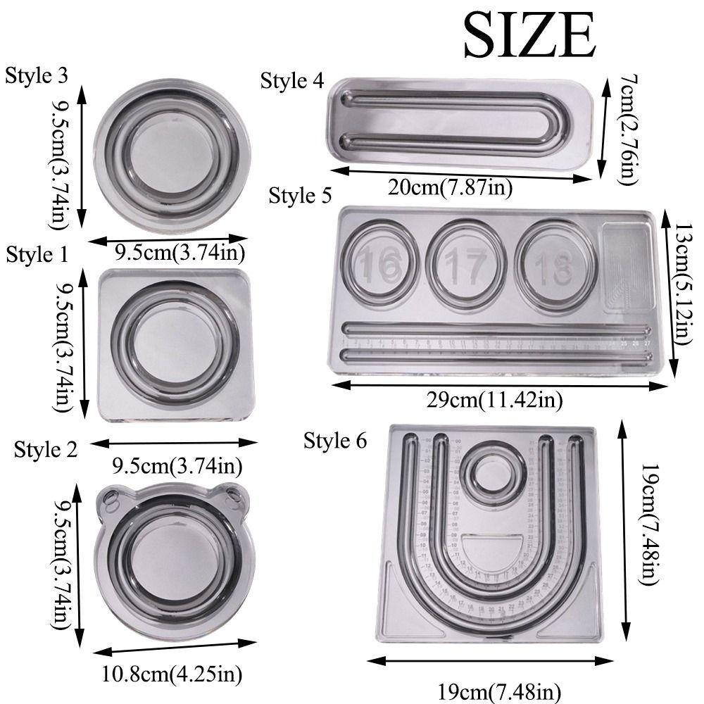 Multiple Grooves Bracelet Beading Board Acrylic Jewelry Making Tray  Jewelry Designers