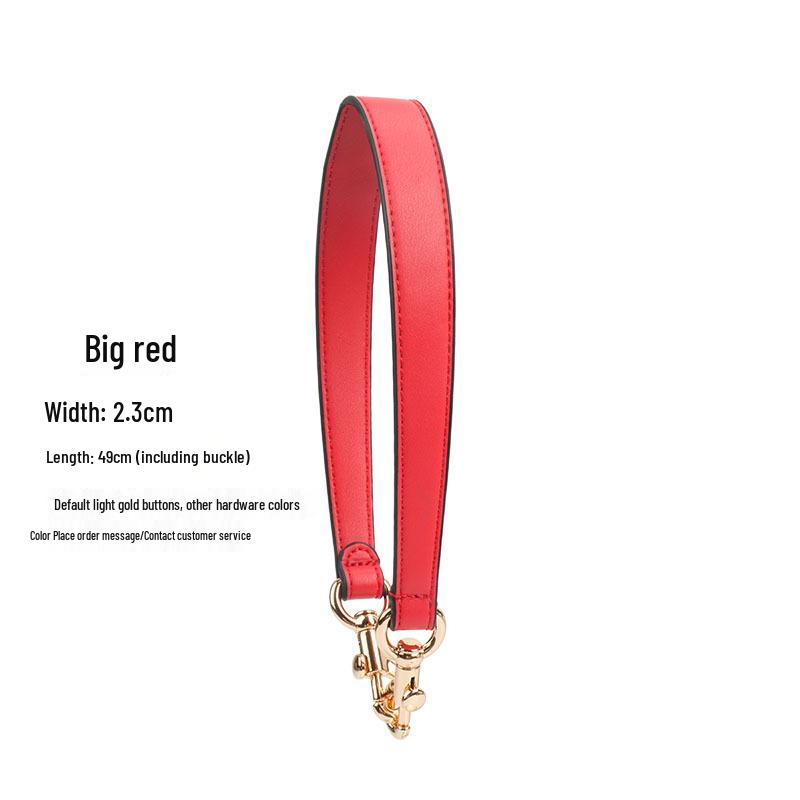 Black PU Handbag Replacement Strap: Women's Underarm Bag, Short Single Shoulder Handle, Trendy Plain Design