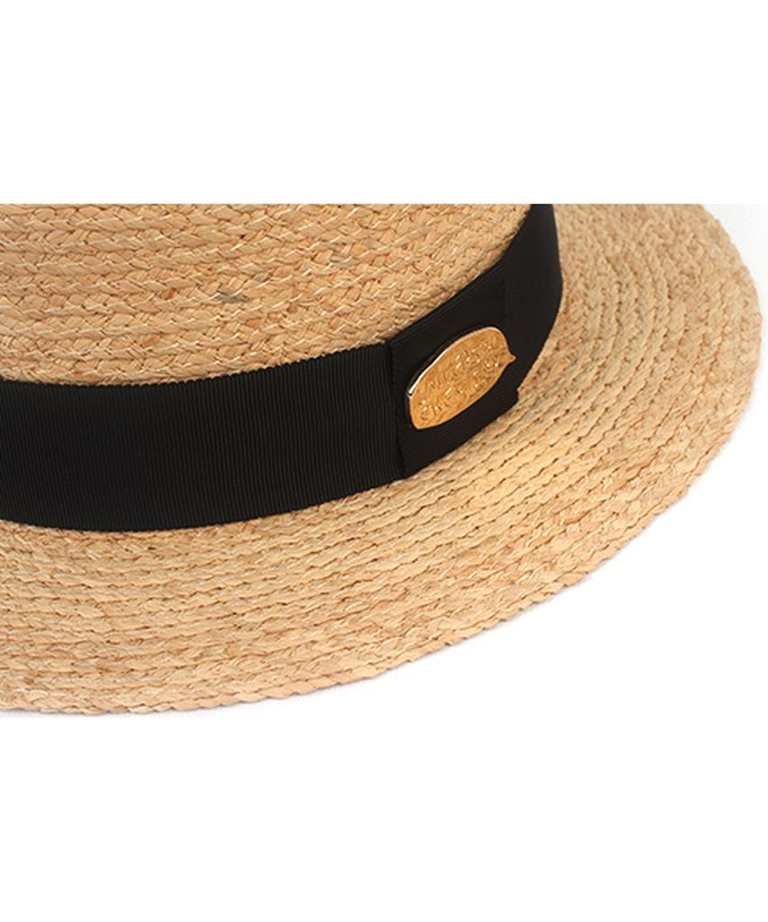 Yunibeosyeolkemiseuteuli Soft Raffia Short Panama Hat Panama Hat