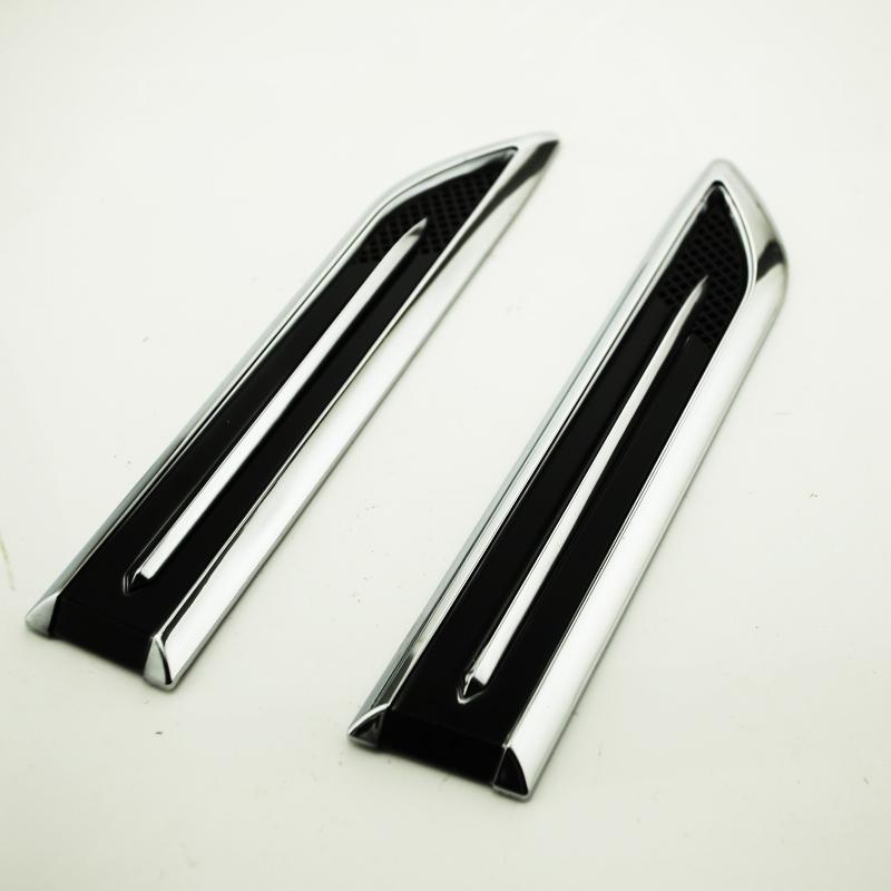 ABS Chrome boční upravené auto samolepky pro BMW E46 E52 E53 E60 E90 E91 E92 E93 F01 F30 F20 F10 F15 F13 M3 M5 M6 auto