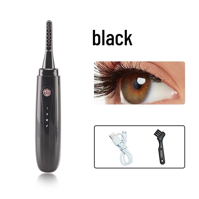 

Shrmeil Flash Electric Eyelash Curler - Long-lasting Heated Styler for Effortlessly Beautiful Lashes чорний