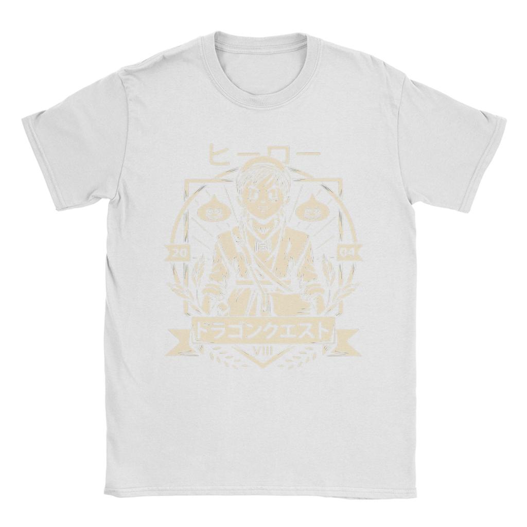 Anime Game Dragon Quest TShirt Summer Fashion TShirts Unisex Pure Cotton Crewneck Oversized Clothes Short Sleeve Vintage Tshirt
