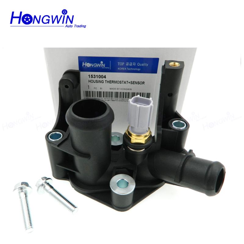 OEM NO.: 1531004 Engine Thermostat Housing Coolant Water Flange Fits Ford Fiesta Focus C-Max Fusion 1098780 1141206 1221325