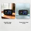 Large Screen Weather Station Clock Brightly Colored Alarm Function Clock  Indoor Outdoor Display