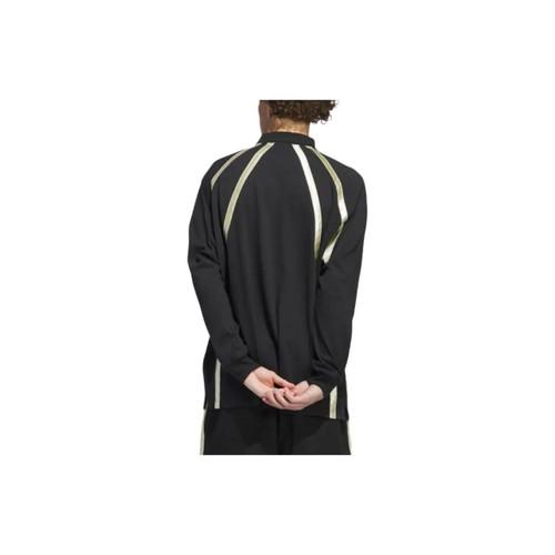 adidas Originals Rugby Long Sleeve Polo Shirt Unisex Black