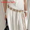 Ethnic Bohemian Waist Rope With Auto Lock Buckle For Daily Accessories