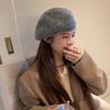 1Pieces Autumn And Winter Knitted Beret For Women Korean Style All-match Retro Painter Hat Mountaineering Hat Christmas Gifts