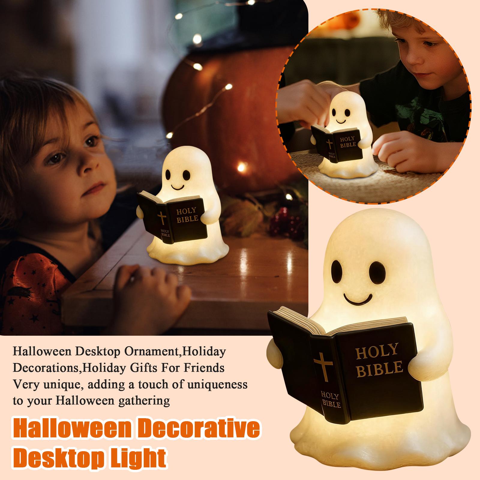 

Хэллоуин Смола Декоративные Настольные Украшения Светящиеся Огни One Size