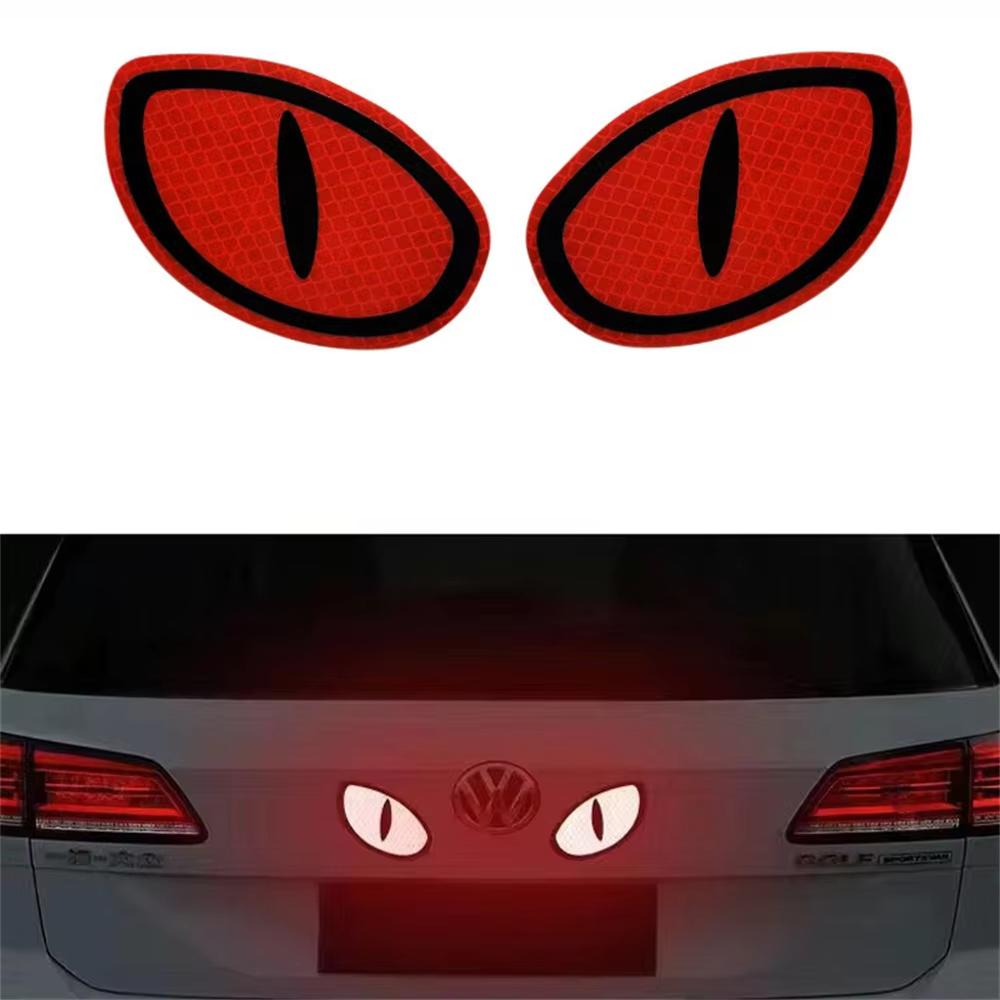 Car Reflector Sticker Night Driving Safety Decal for Auto Truck Motorcycle Trailer Cat Eye Reflective Safety Warning Tape