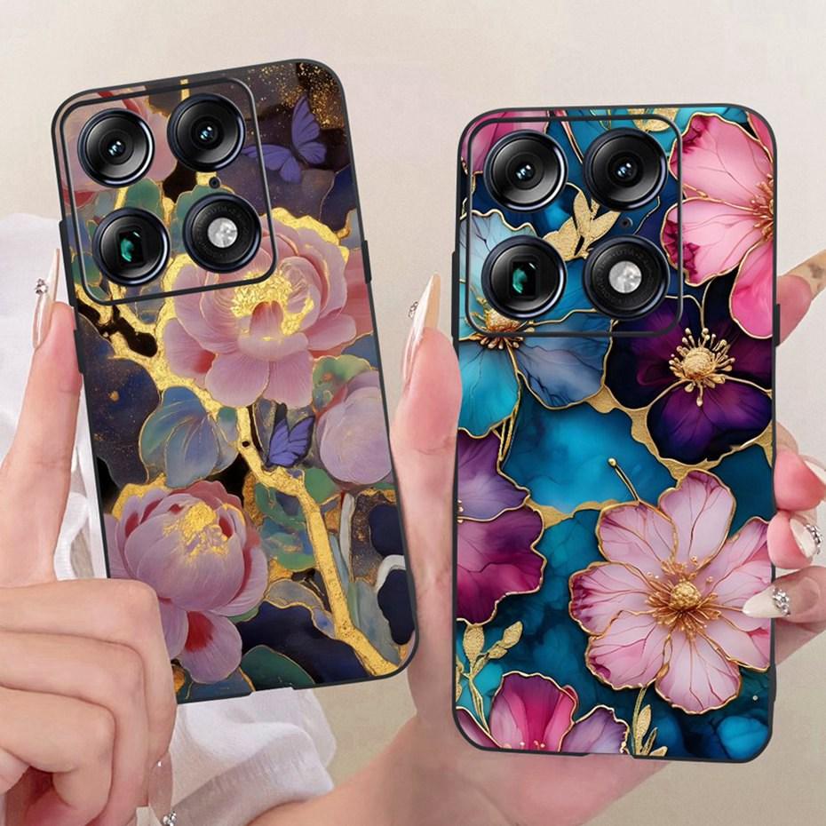 Fashion Letter Phone Case For Motorola Signature XT2603-2 Back Cover For Motorola Signature 5G Soft Black Silicone Cases
