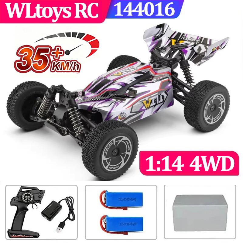 75 KM/H WLtoys 124016 124017 60 KM/H 144001 Rc Electric 4wd Battery High Speed Atv Remote Control Drift Rc Cars for Adults Toys
