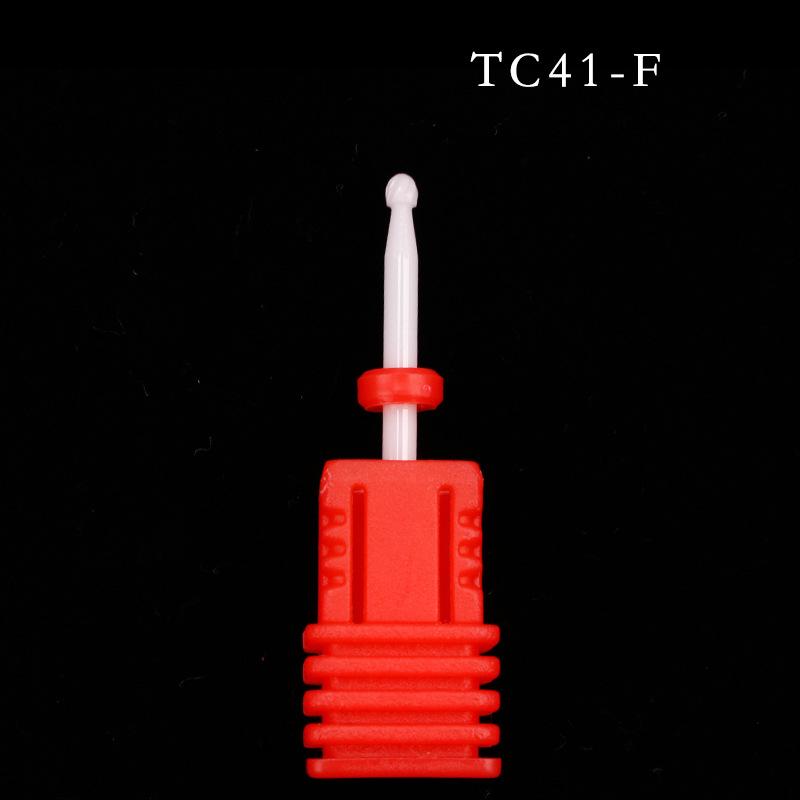 Ceramic Nail Grinding Head - Corn Bullet Rocket Shape for Electric Nail Grinder
