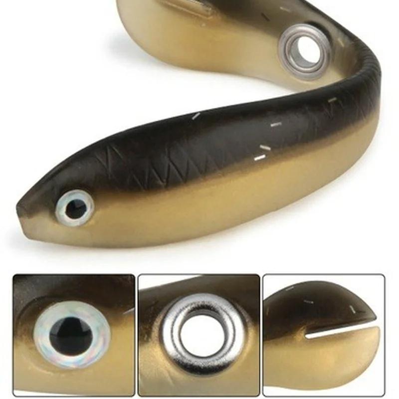 1PC Road Subbait Biomimetic Swallow Fish Fake Bait Soft Bait Loach Crossmouthed Perch Freshwater Fish Bait