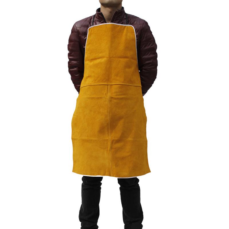 Welding Apron Leather Cowhide Welder Protect Cloths Carpenter Blacksmith Garden Working Apron Anti-scalding Apron