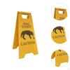Dog Vomit Caution Sign Warning Funny Trick Gift Tabletop Decoration