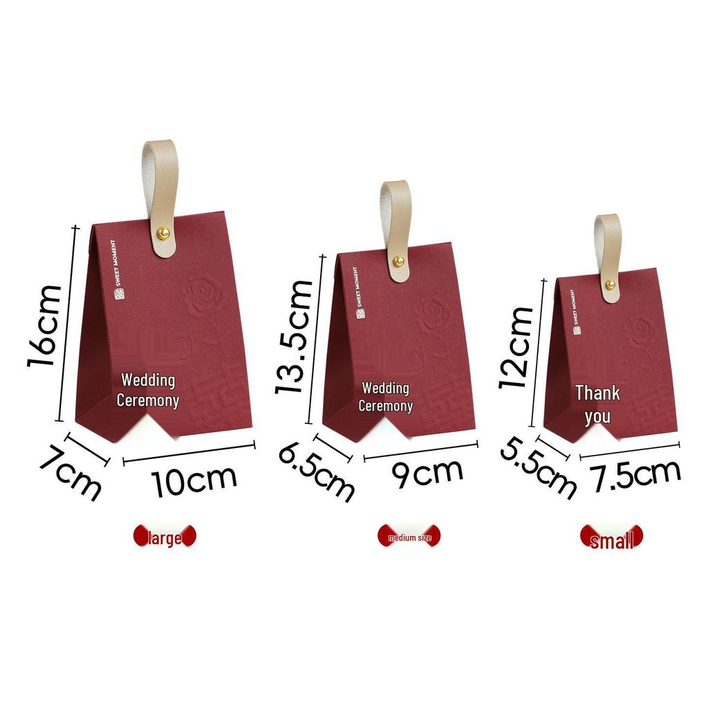 2026 Elegant Wedding Candy Gift Box - High-End, Creative Design