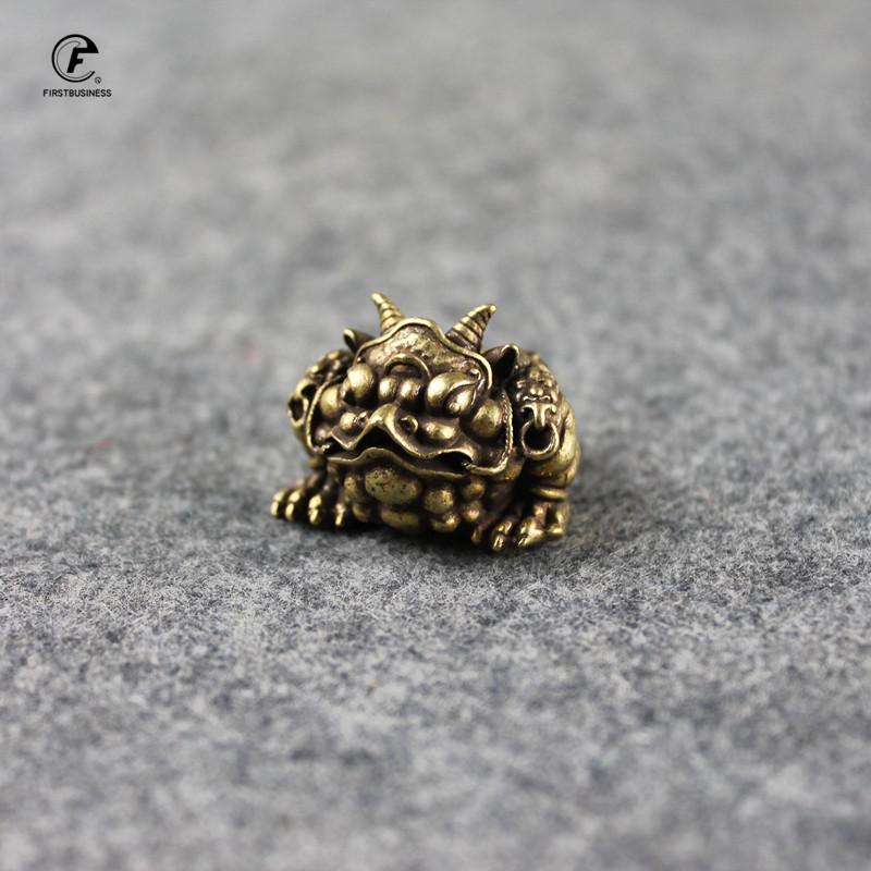 solid copper Frog Feng Shui Toad Chinese Golden Frog Money Lucky Fortune Wealth Office Tabletop Ornament Home Decor Lucky Gifts