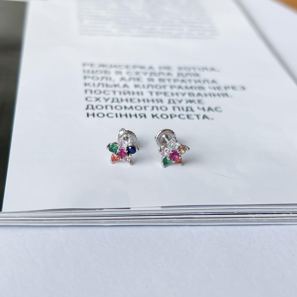 Orecchini in argento con zirconi cubici (2146094)