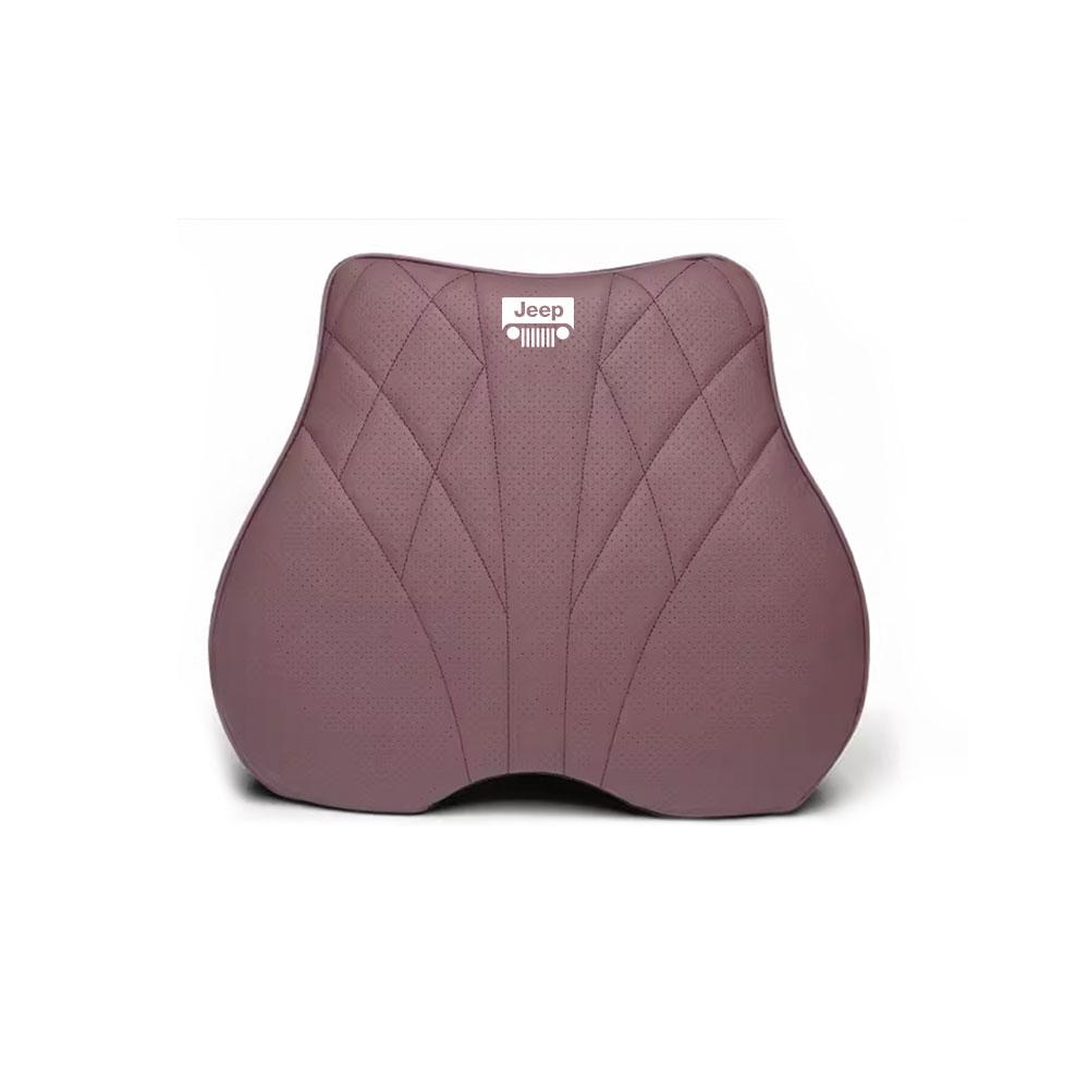 CQAHOI1 New Car Headrest Lumbar Pillow Memory Foam Auto Neck Waist Support Backrests For Jeep JPB Compass Grand Patriot Liberty Renegade