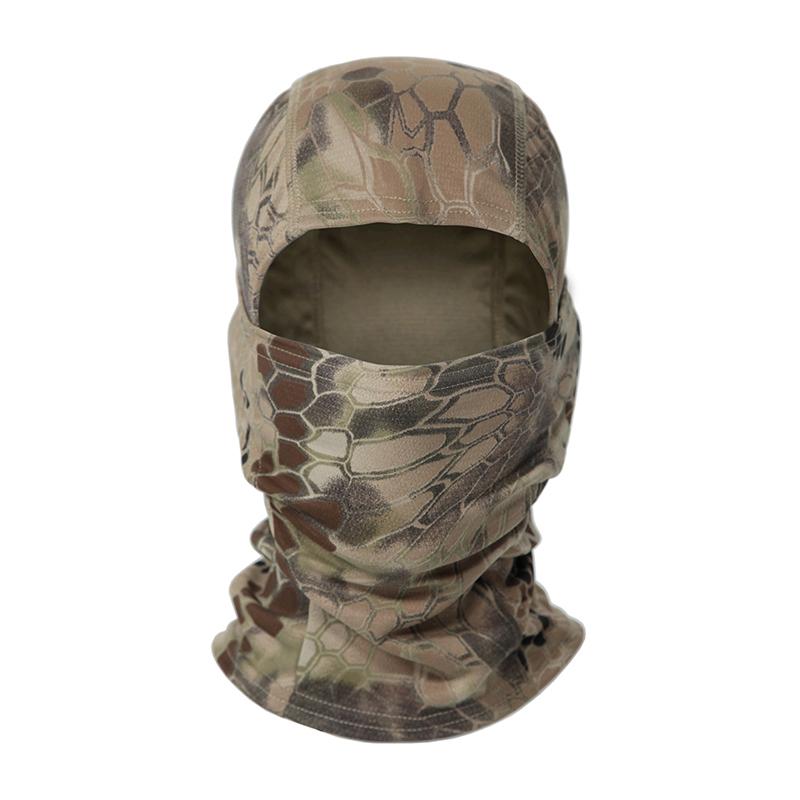 Fleece Tactical Camouflage Balaclava Full Face Mask Winter Warm Wind Shield Biking Hiking Skiing Scarf Hat Bandana Neck Gaiter