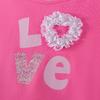 Girls Princess Dress Short Sleeve Mesh Tutu Casual Kids 4-8 Years Old